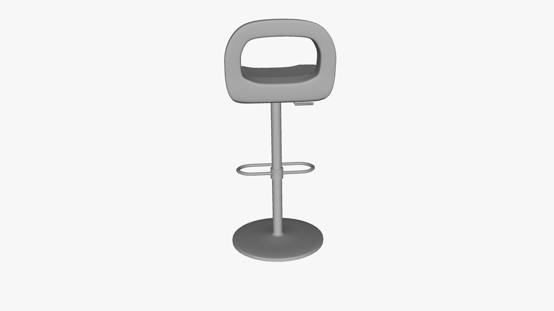 Bisou Stool 3D model_13
