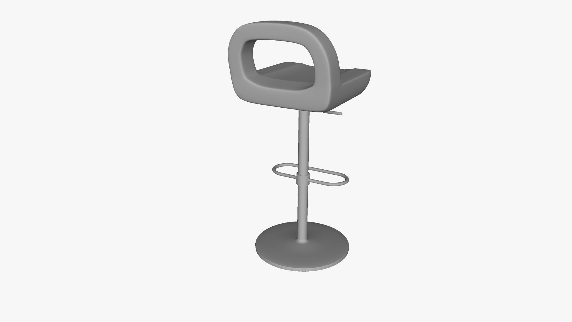 Bisou Stool 3D model_11