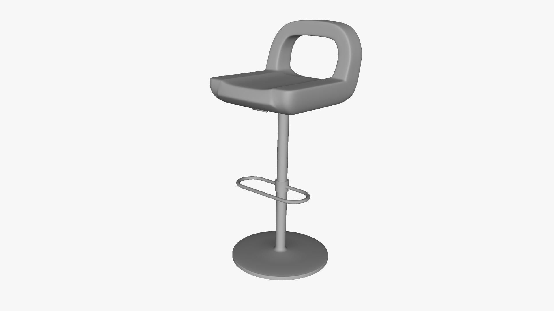 Bisou Stool 3D model_21