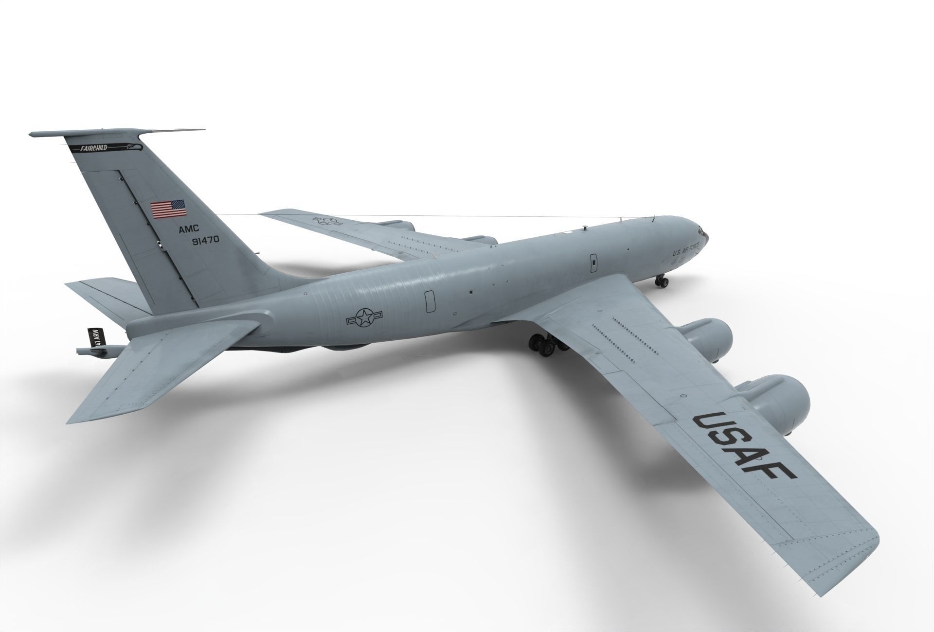 Boeing KC-135 Stratotanker 3D model_7