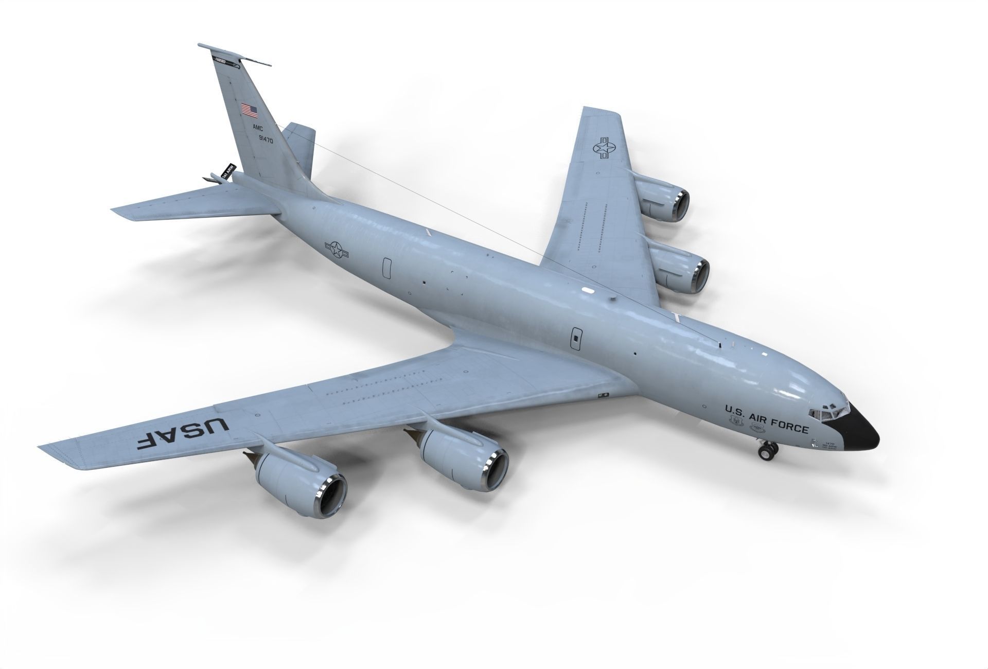 Boeing KC-135 Stratotanker 3D model_4