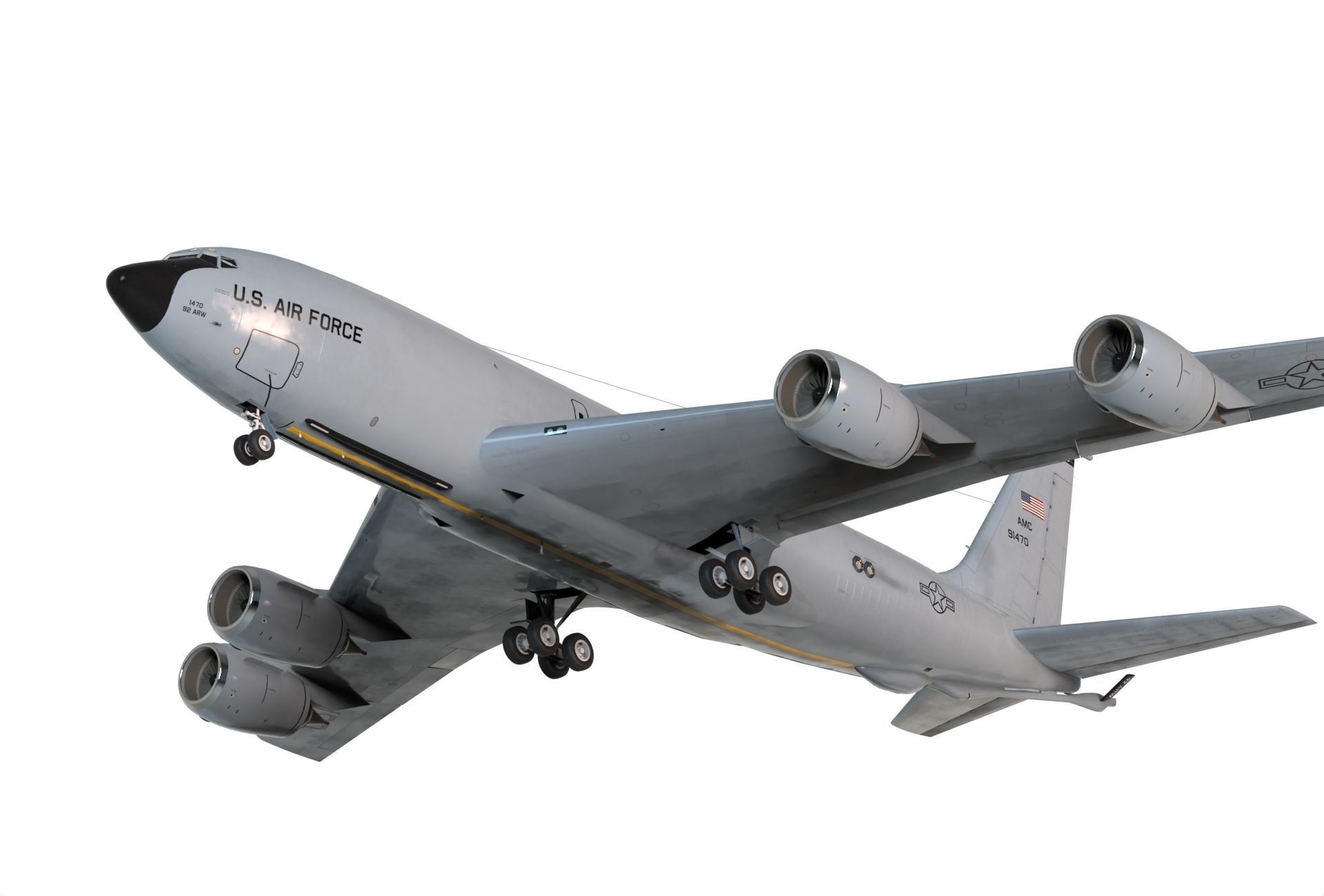 Boeing KC-135 Stratotanker 3D model_1