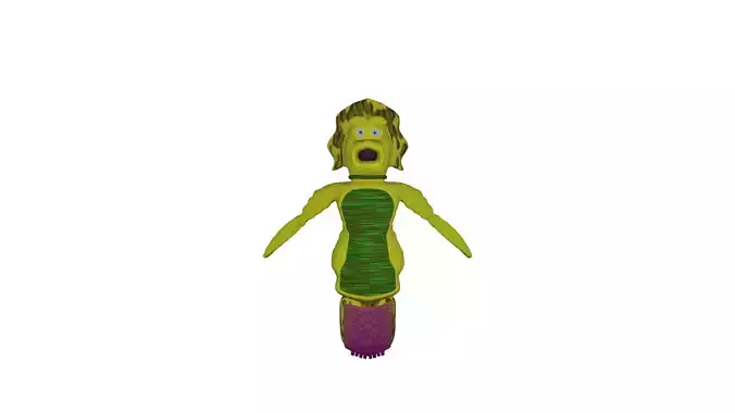Alien Slug  Free 3D model