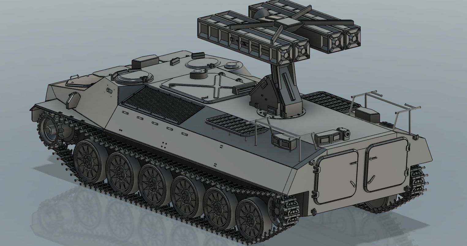 9K35 Strela 10 missile system  Free 3D print model_6