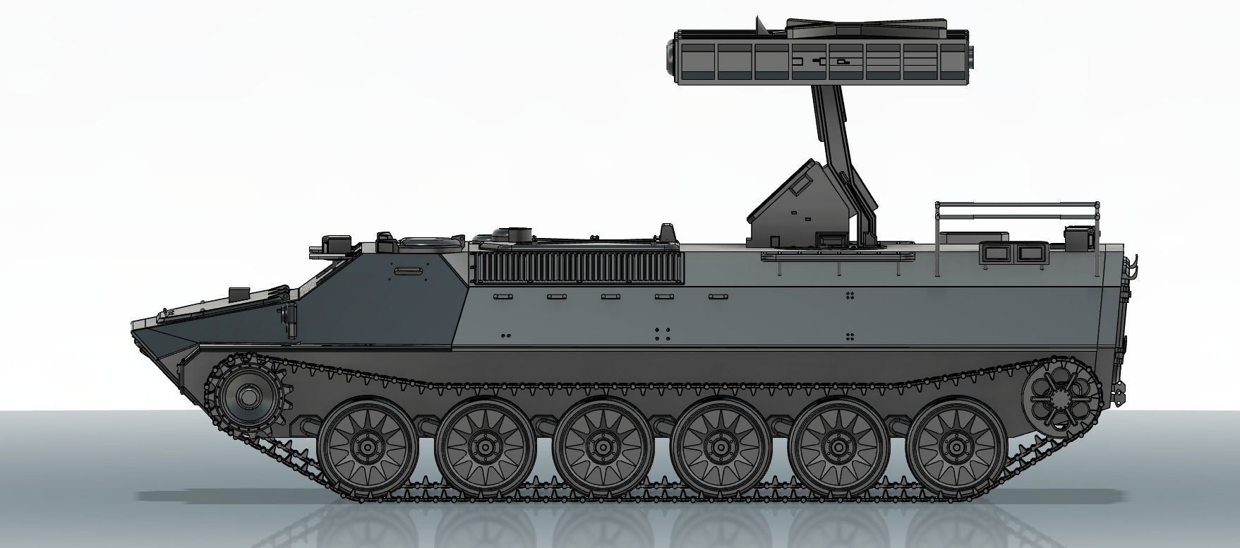 9K35 Strela 10 missile system  Free 3D print model_2