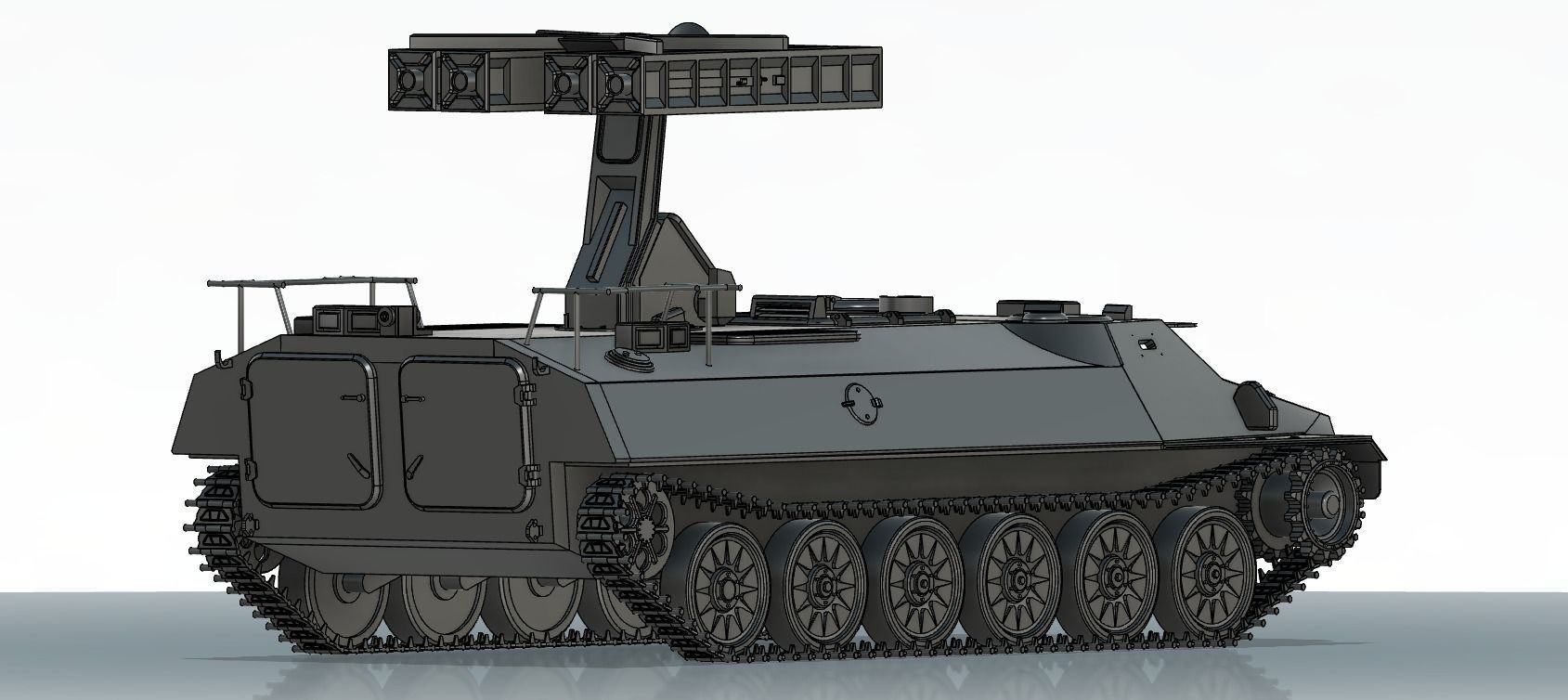 9K35 Strela 10 missile system  Free 3D print model_5