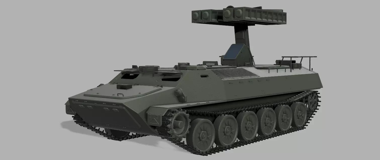 9K35 Strela 10 missile system  Free 3D print model_0