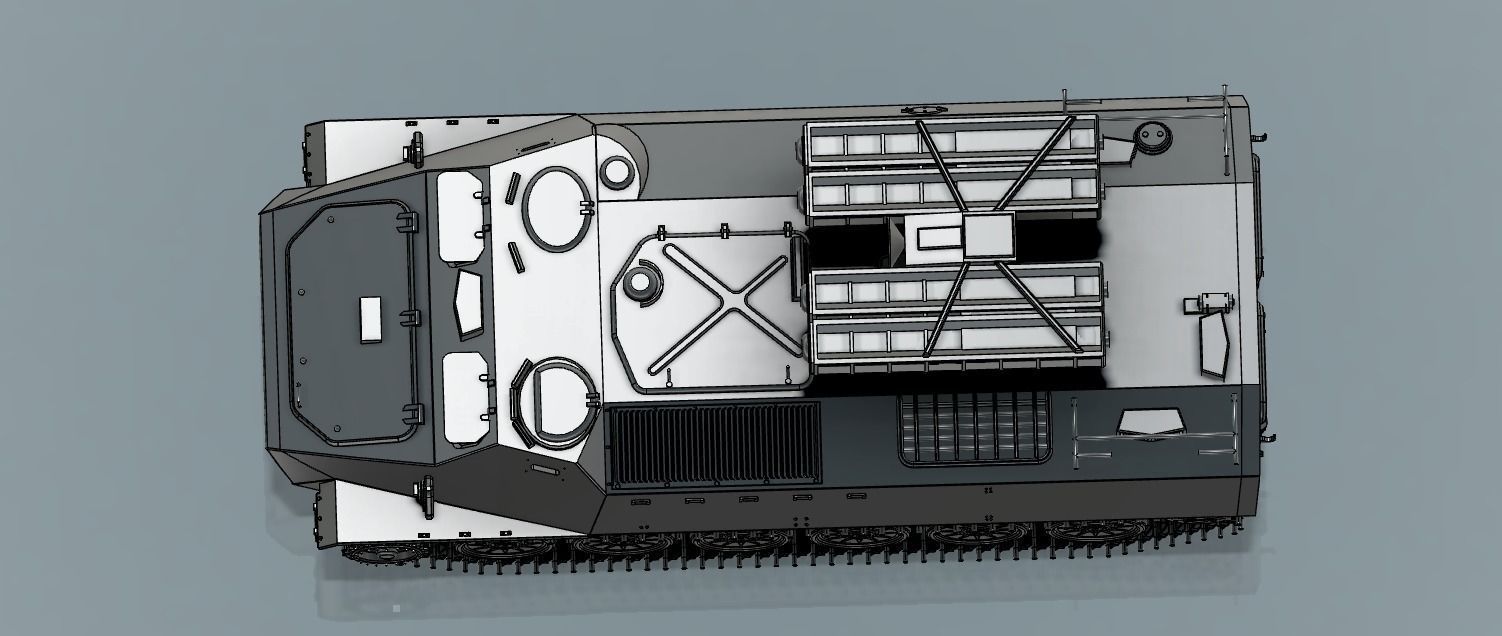 9K35 Strela 10 missile system  Free 3D print model_8