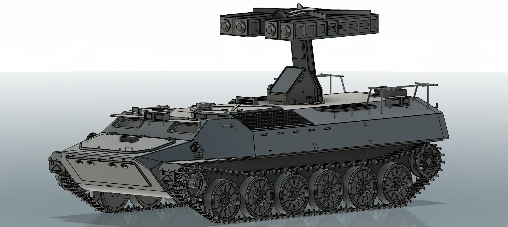 9K35 Strela 10 missile system  Free 3D print model_1