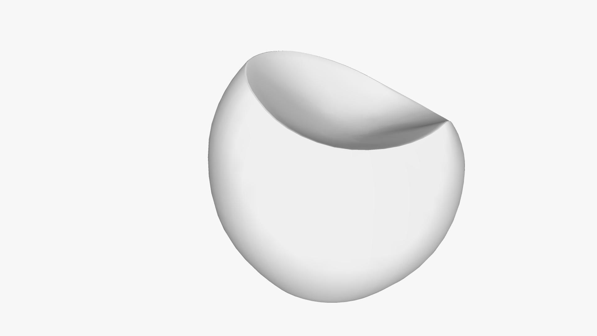 Ball chair 3D model_4