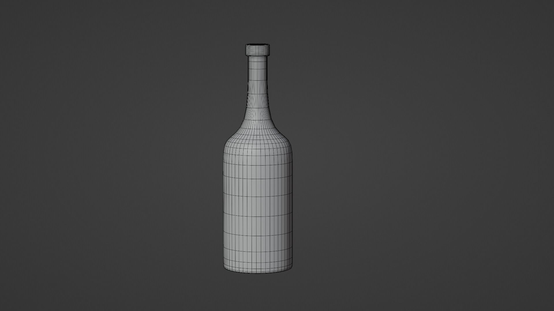 Bottle Template 3D model_11