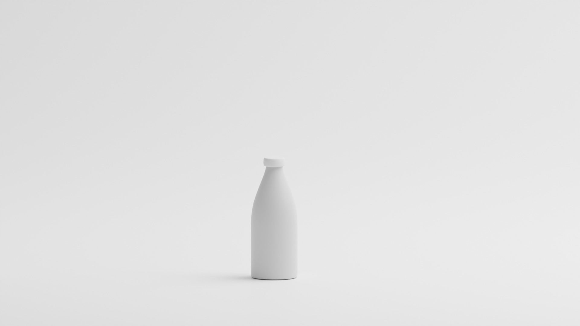 Bottle Template 3D model_6
