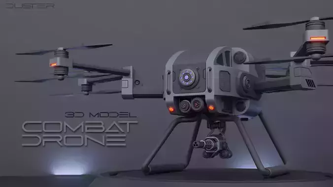 Military Combat Hexacopter Drone