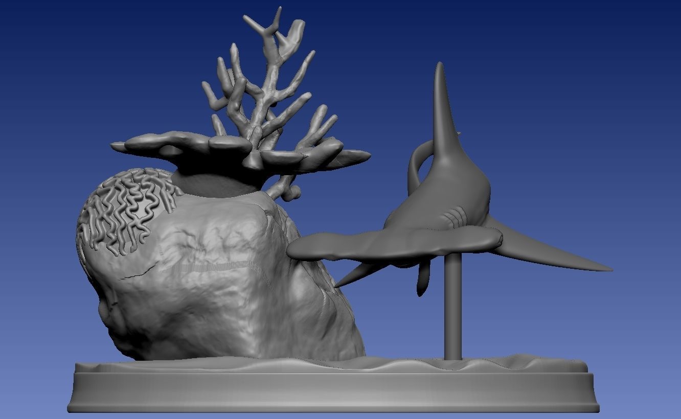 tiburon martillo 3D print model_2