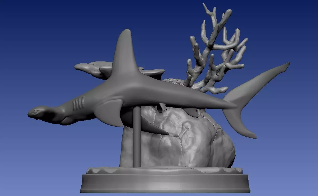 tiburon martillo 3D print model_0