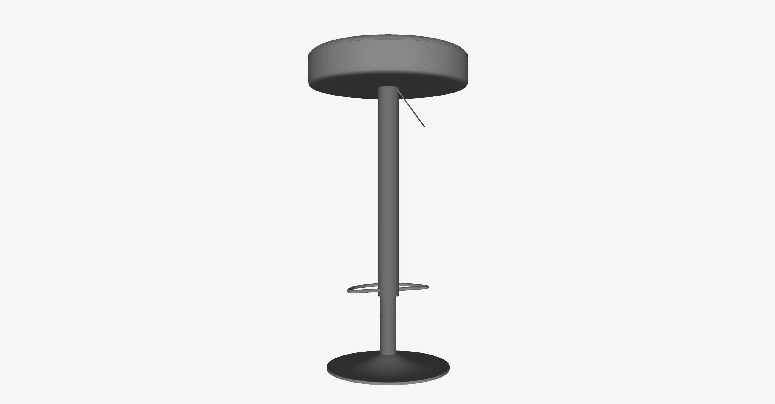 angle stool 3D model_3