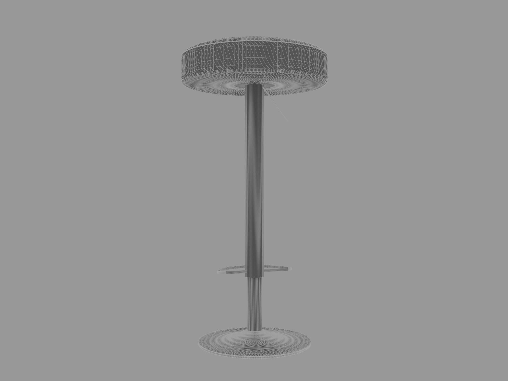 angle stool 3D model_6