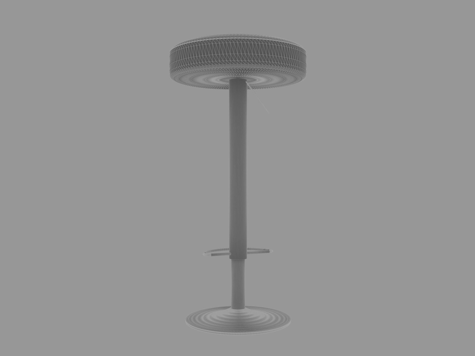 angle stool 3D model_7