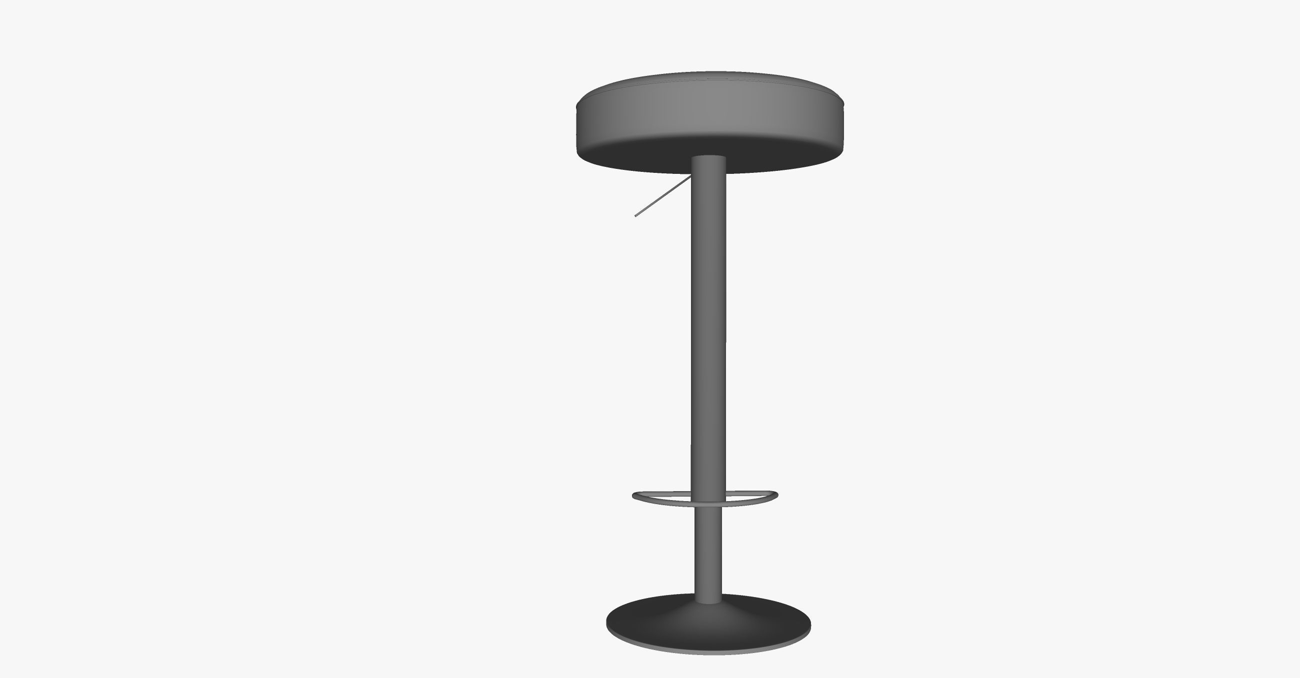 angle stool 3D model_1