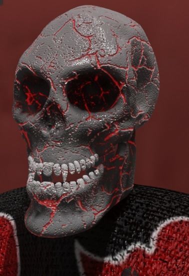 Low poly model Ghost Skeleton Naruto Akatsuki Low-poly 3D model_3