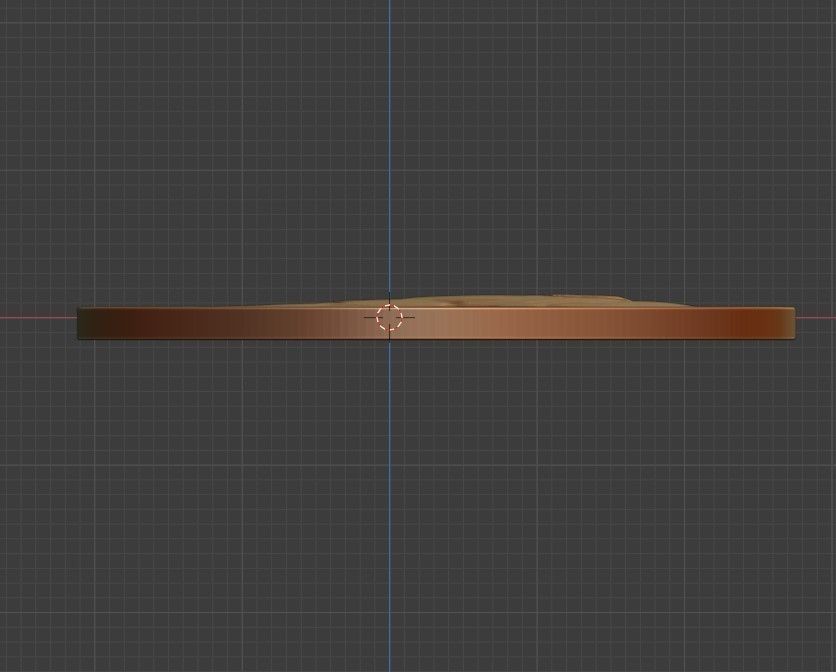 dog medal 3D print model_3