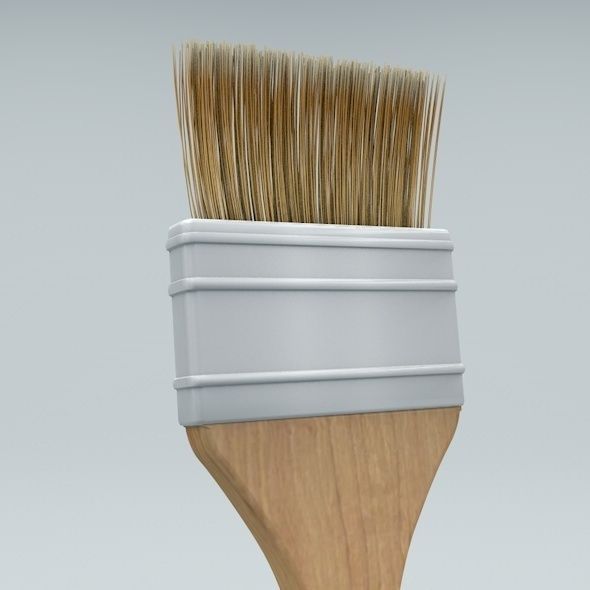 Paint Brushes Package 3D model_3