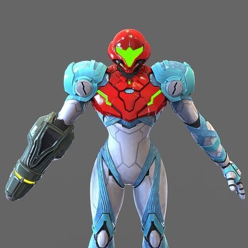 Samus Aran Metroid Dread Accurate Wearable Armor with Jetpack 3D print model