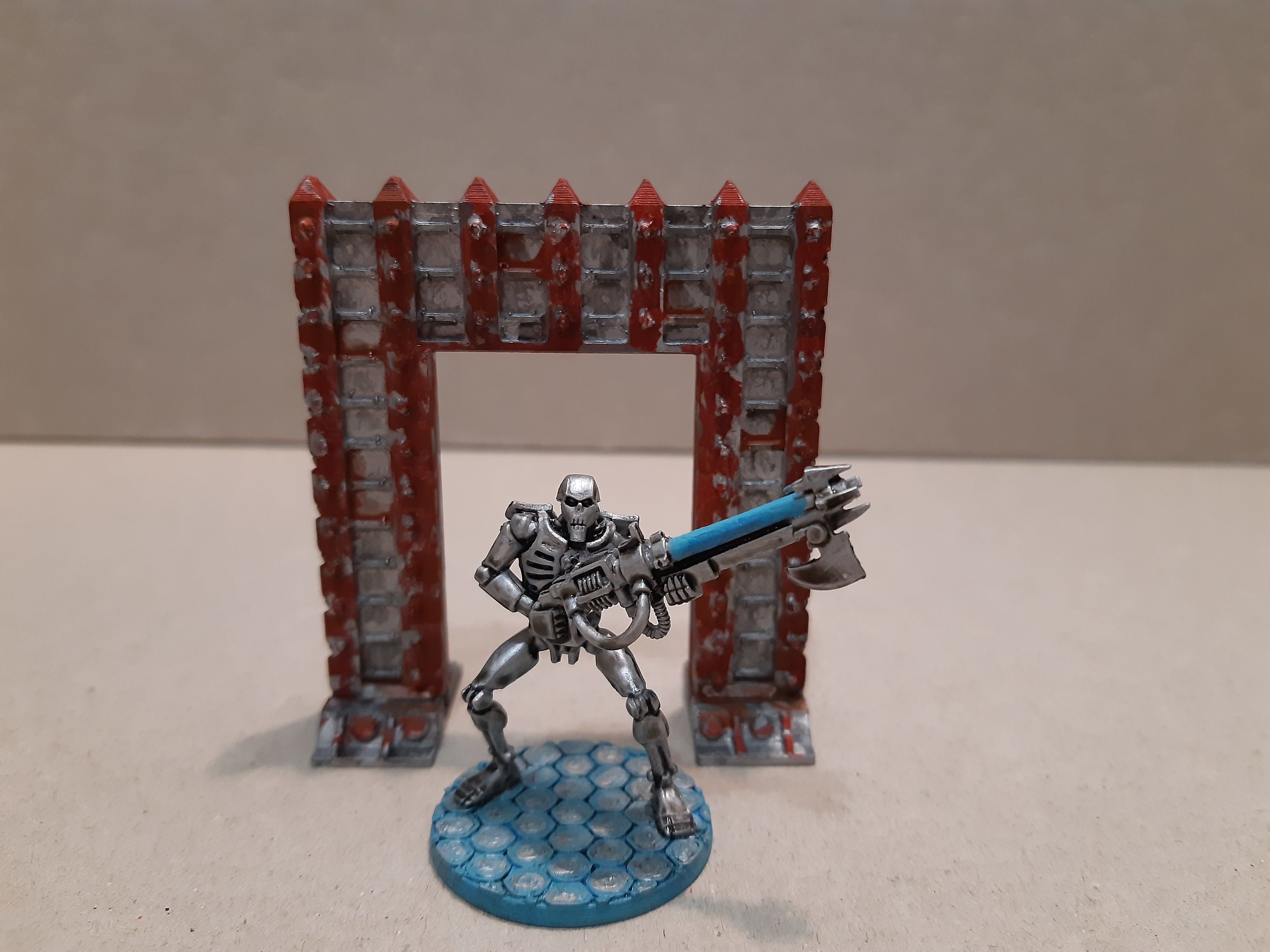 SCI-FI barricade set 3D model_5
