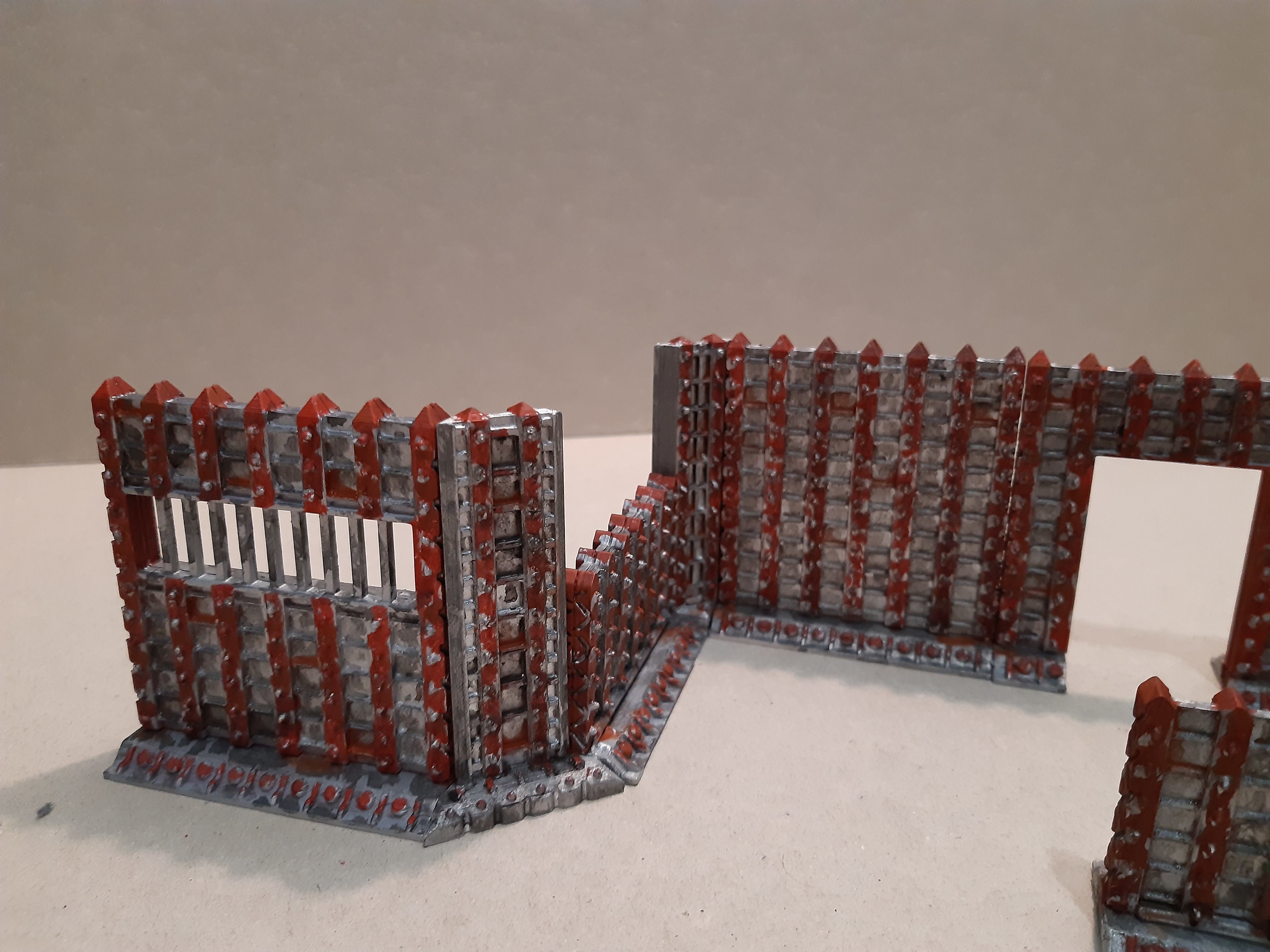 SCI-FI barricade set 3D model_10