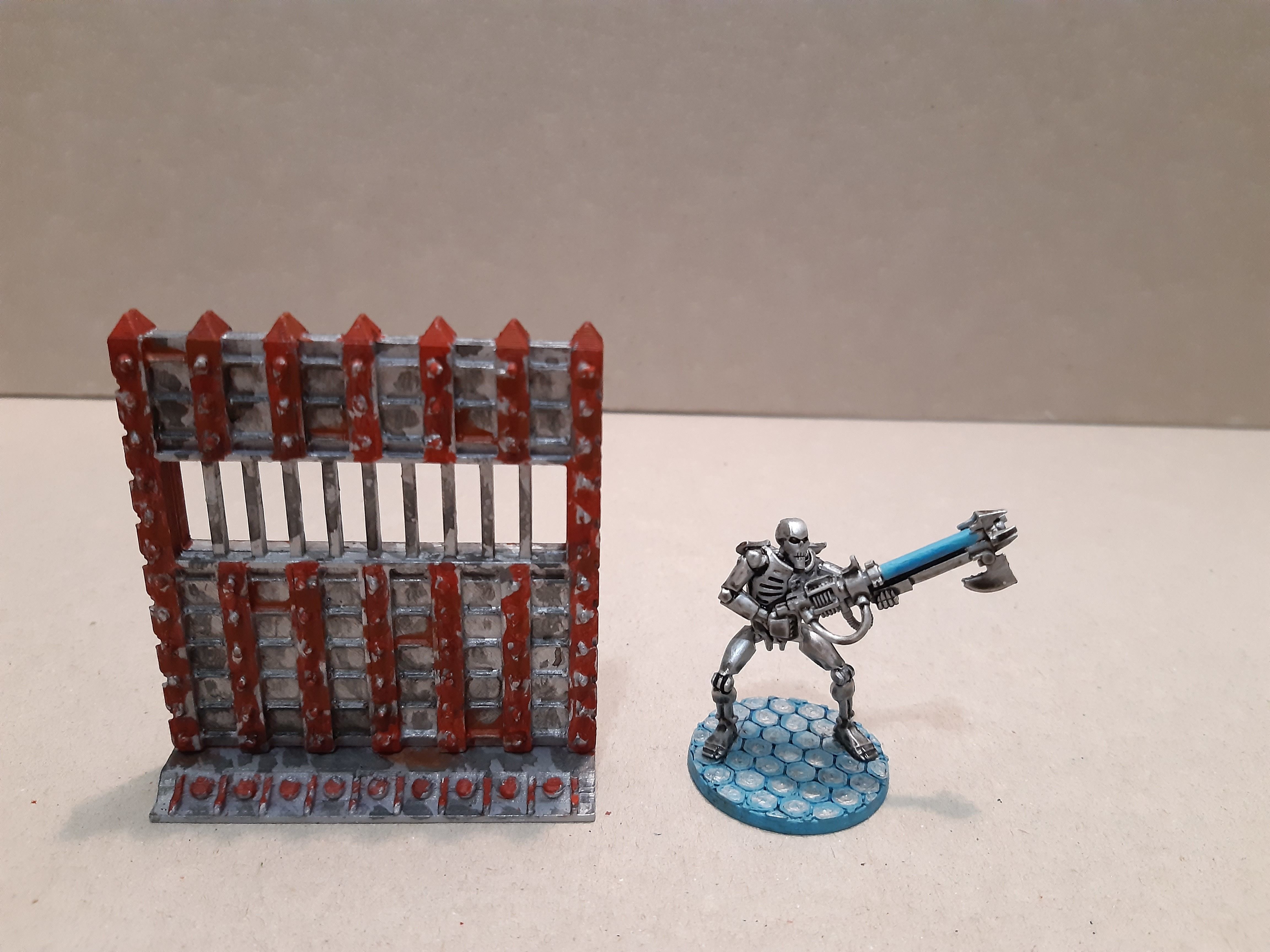 SCI-FI barricade set 3D model_7