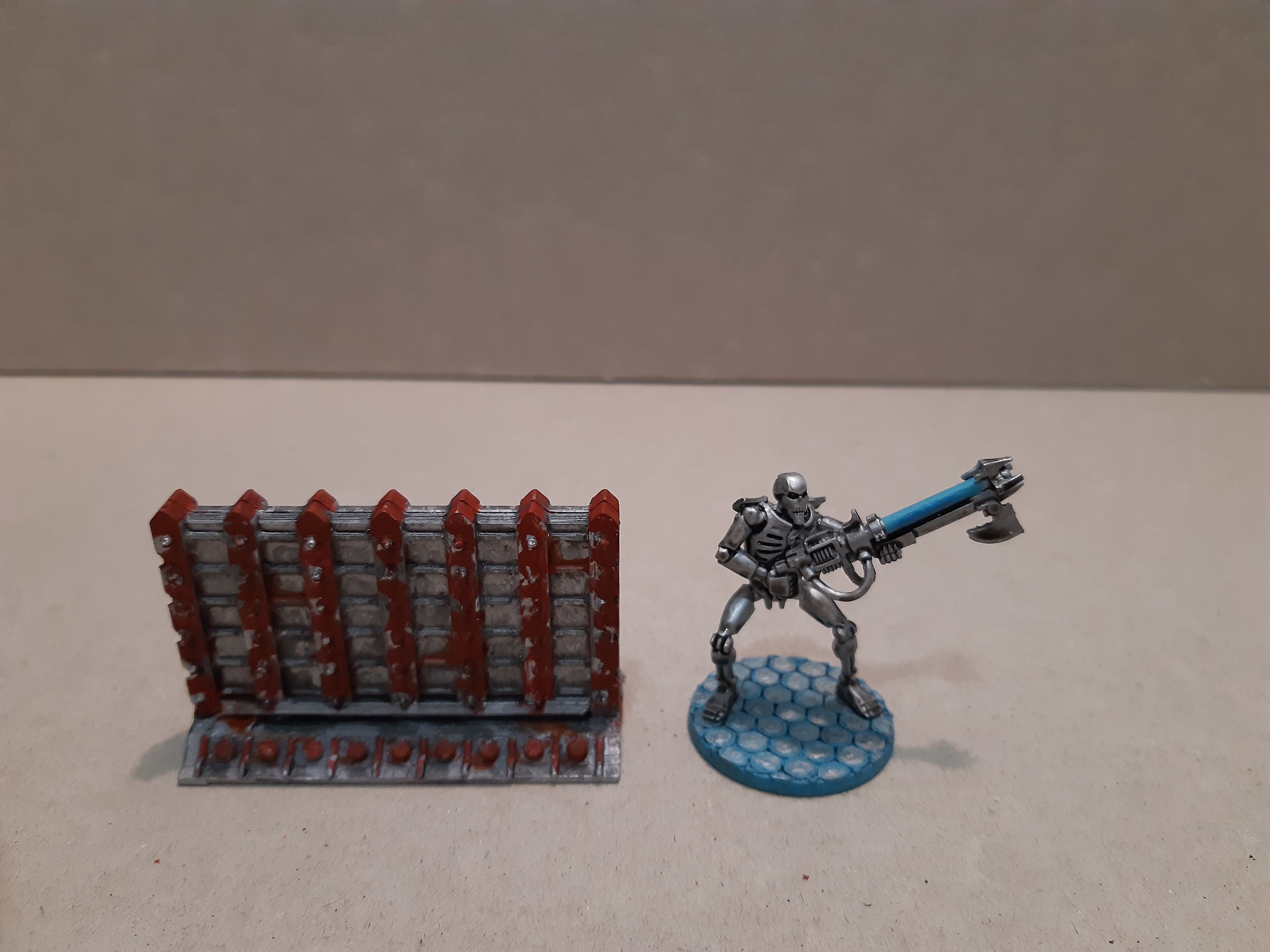 SCI-FI barricade set 3D model_6
