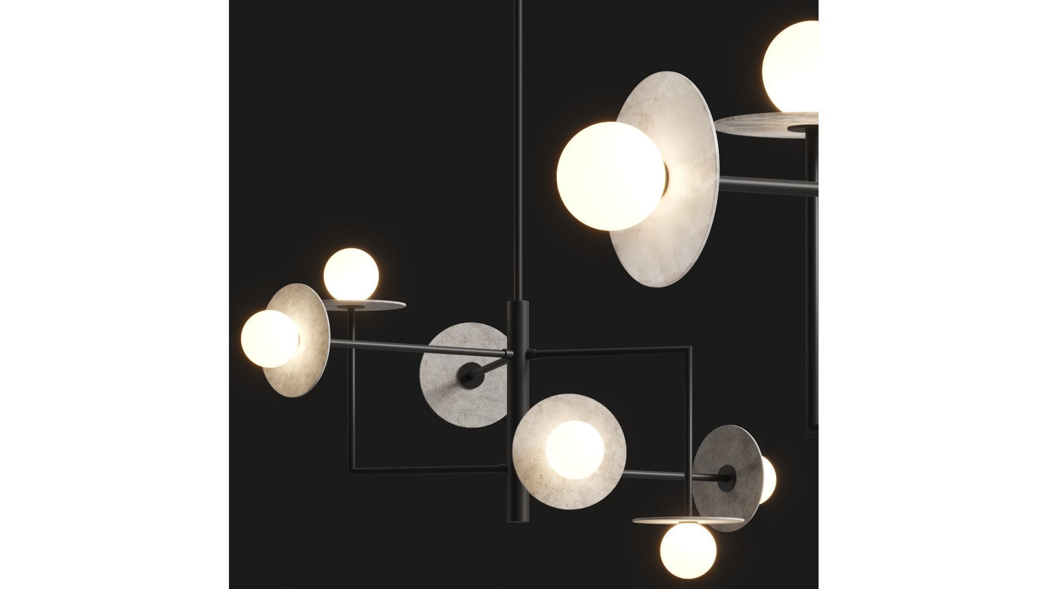 Aromas del Campo Miro Pendant Lamp 3D model_1