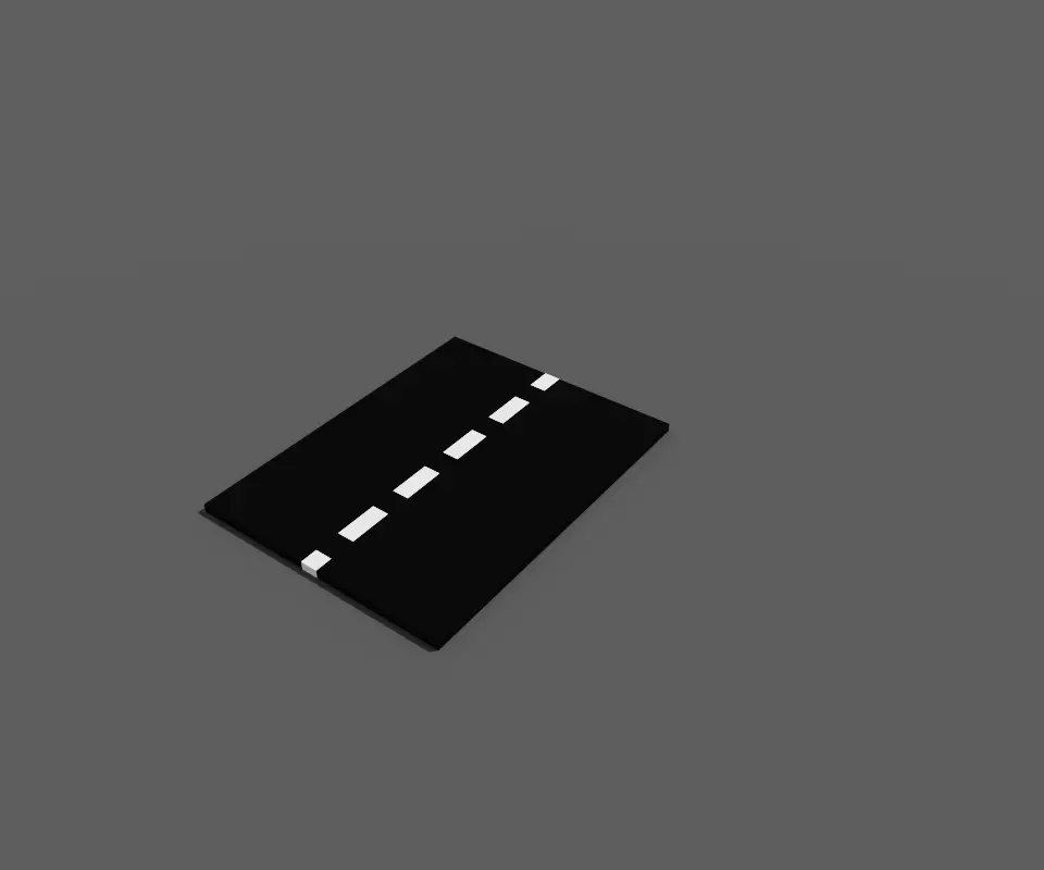 road pack Low-poly 3D model_0