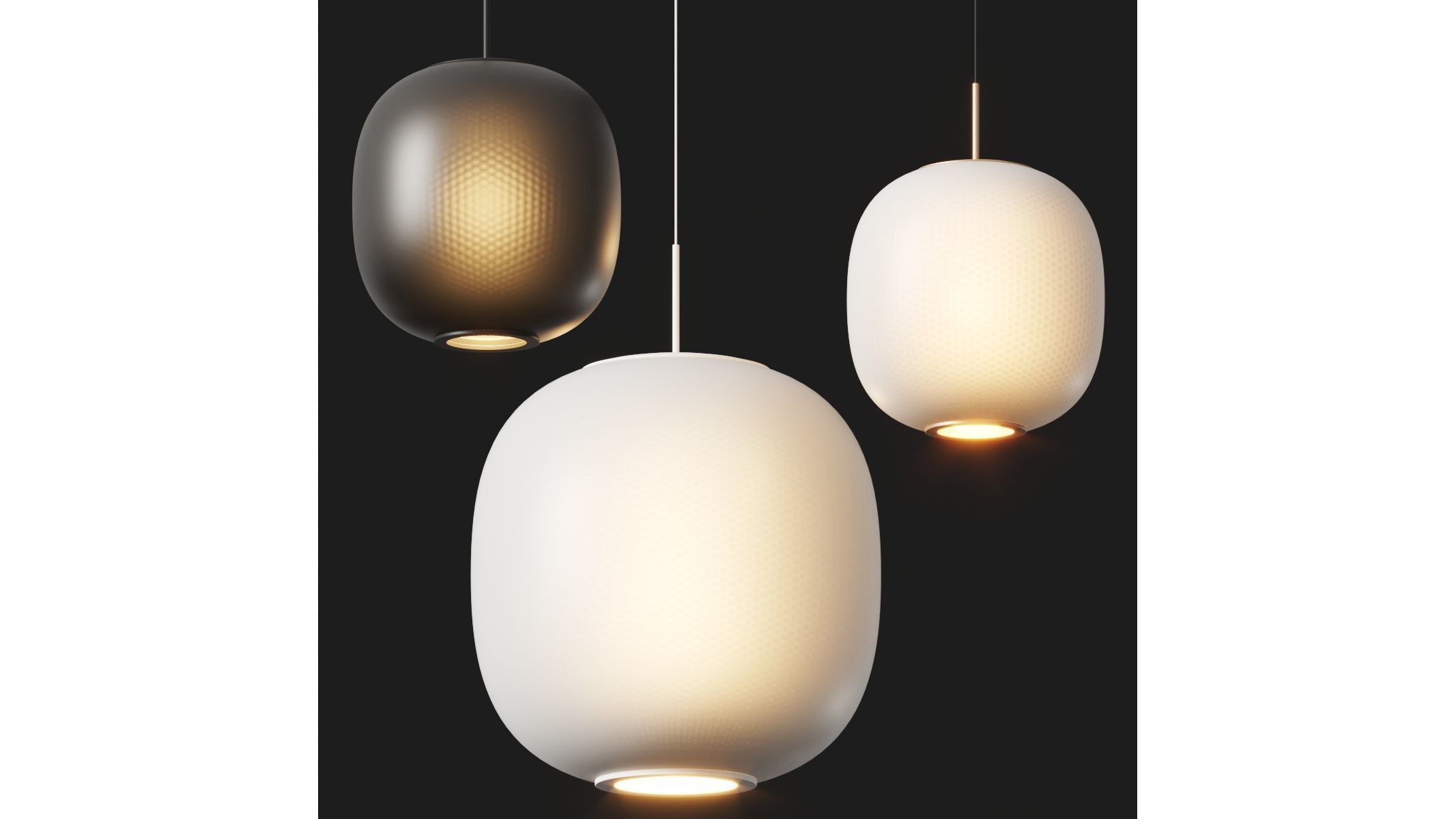 Resident Bloom Pendant Lamps 3D model_1