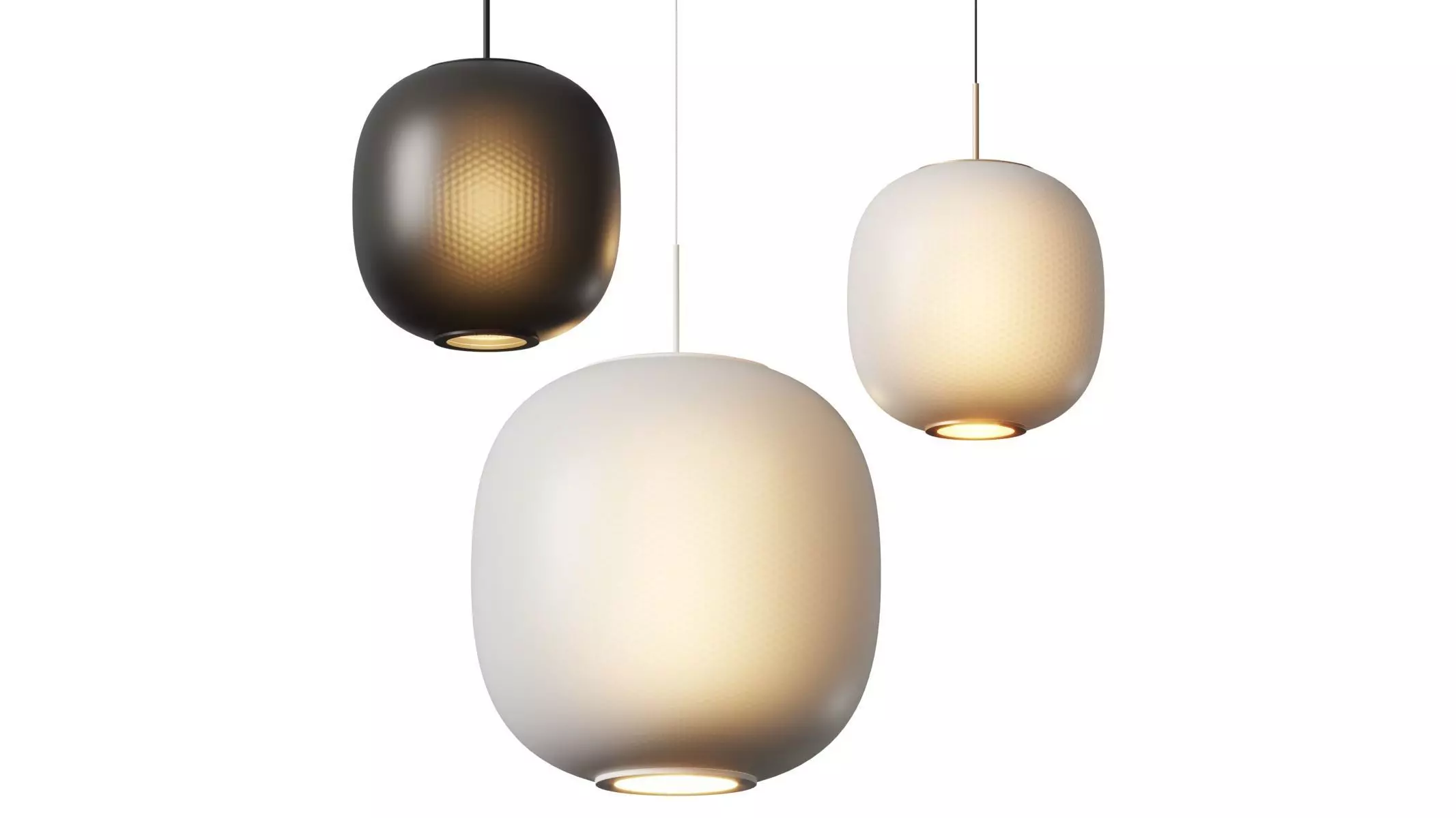Resident Bloom Pendant Lamps 3D model_0