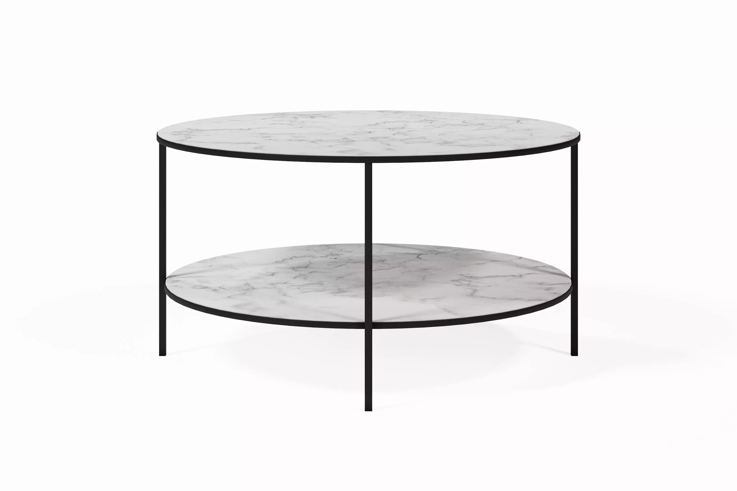 Coffee table Low-poly 3D model_0