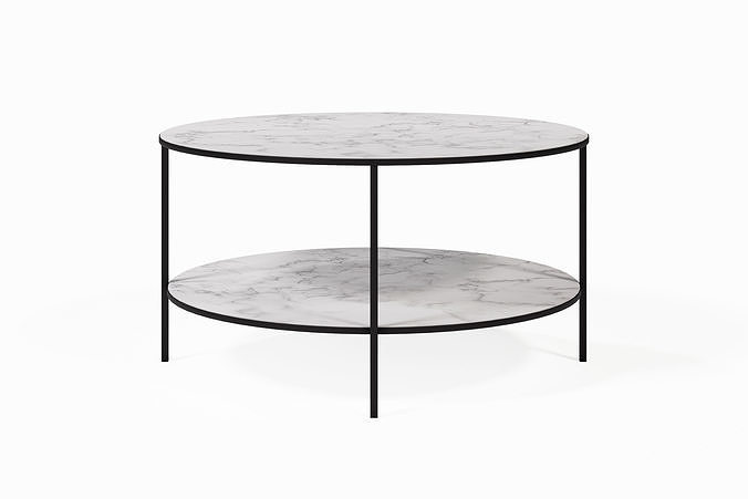 Coffee table Low-poly 3D model