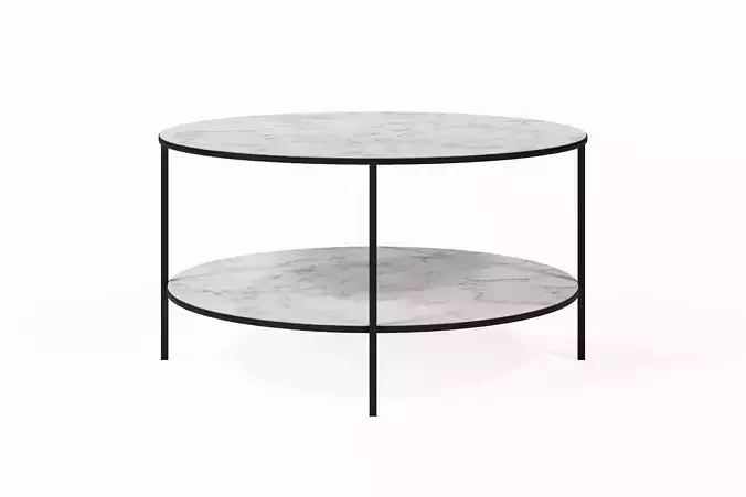 Coffee table Low-poly 3D model