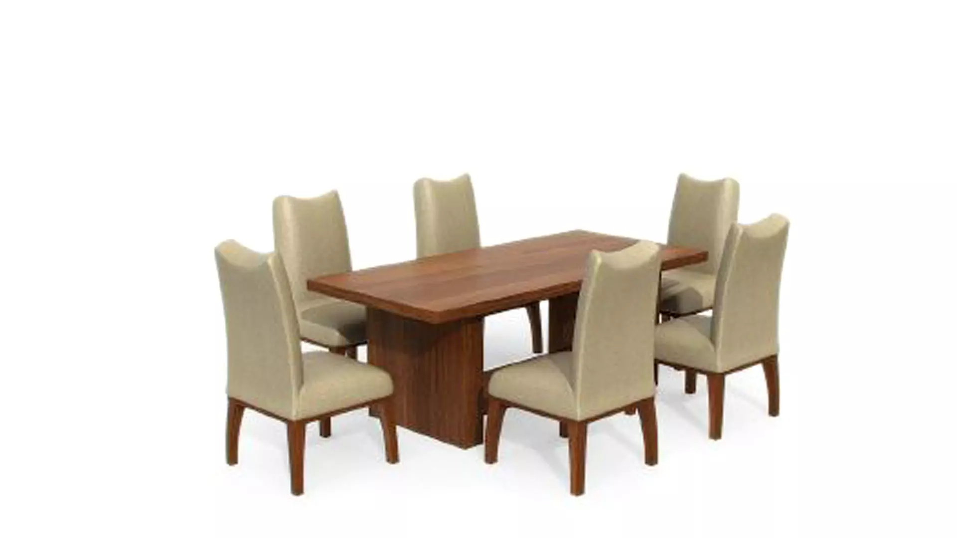 Modern Dining Table 3D model_0