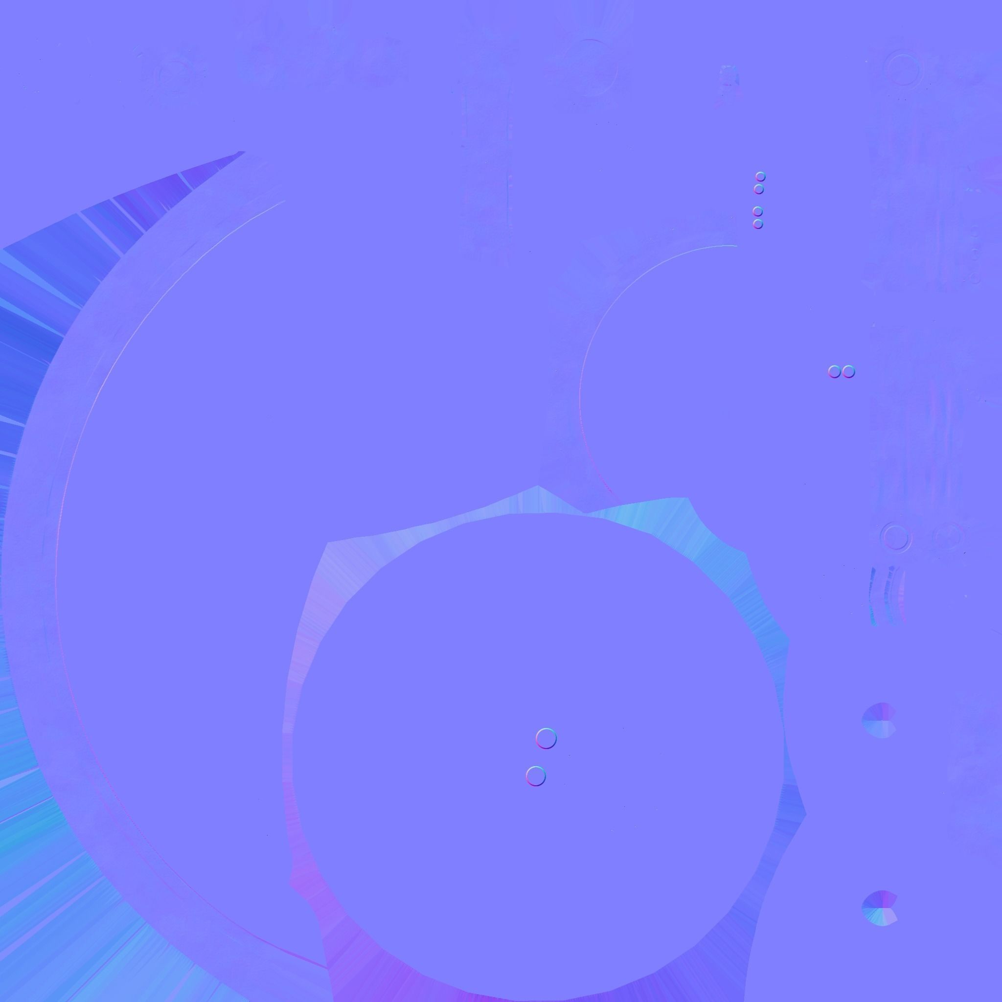 Cute Robot D08 Police Cop - SciFi Character Design Low-poly 3D model_25