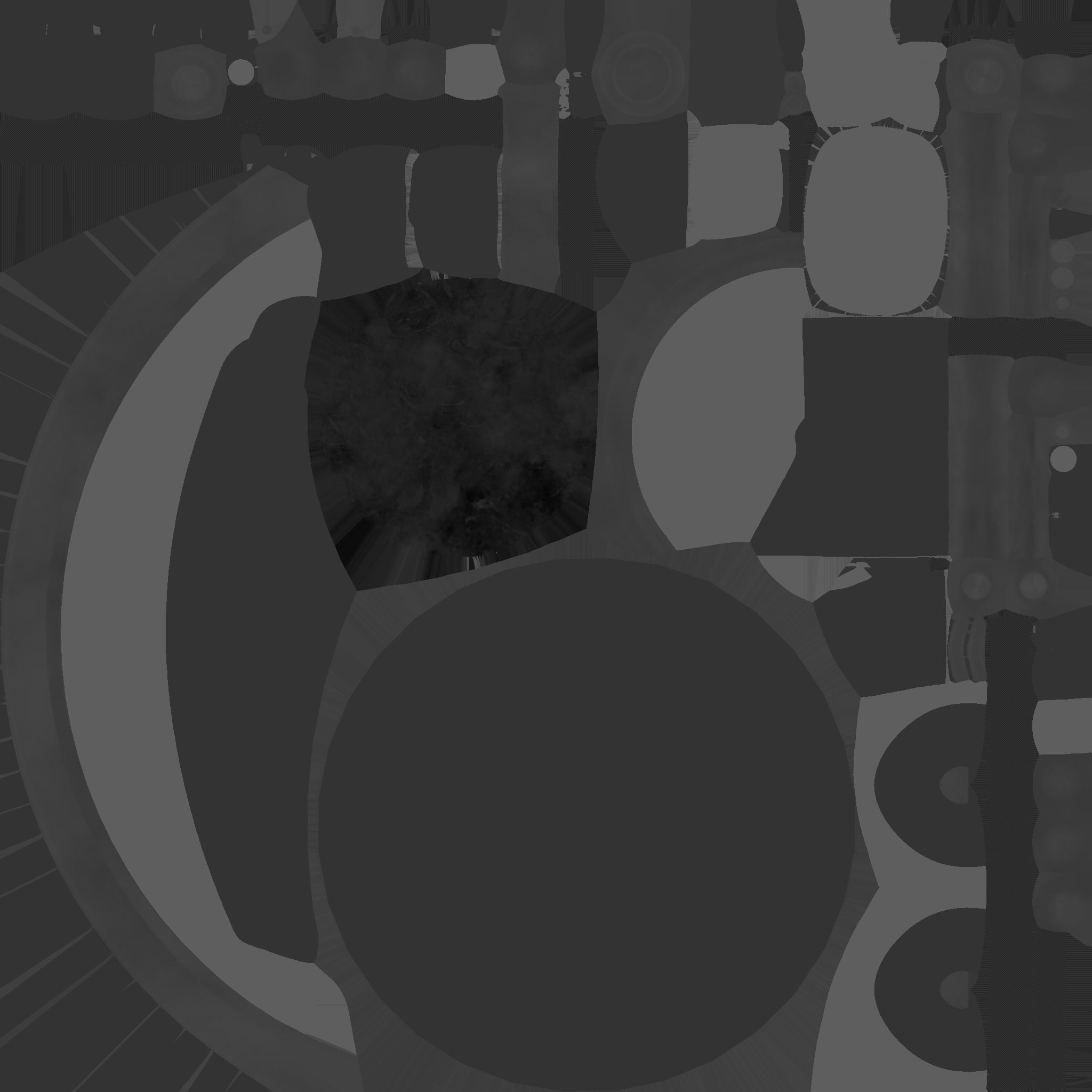 Cute Robot D09 Gold - SciFi Character Design Low-poly 3D model_27