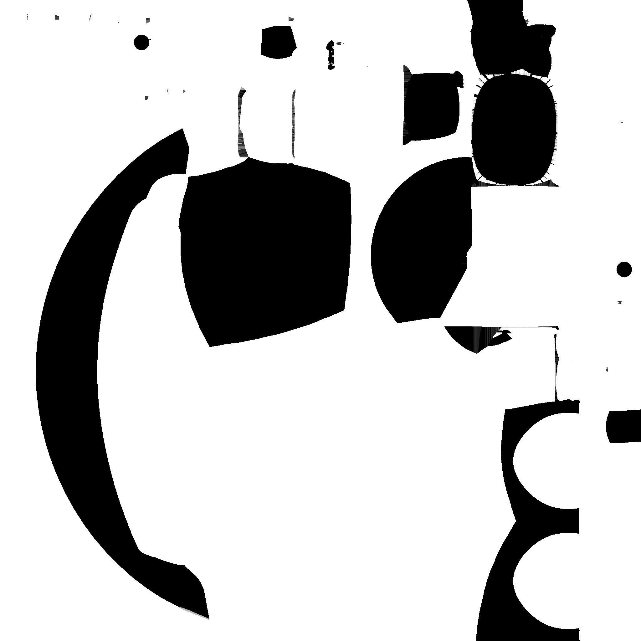 Cute Robot D09 Gold - SciFi Character Design Low-poly 3D model_24