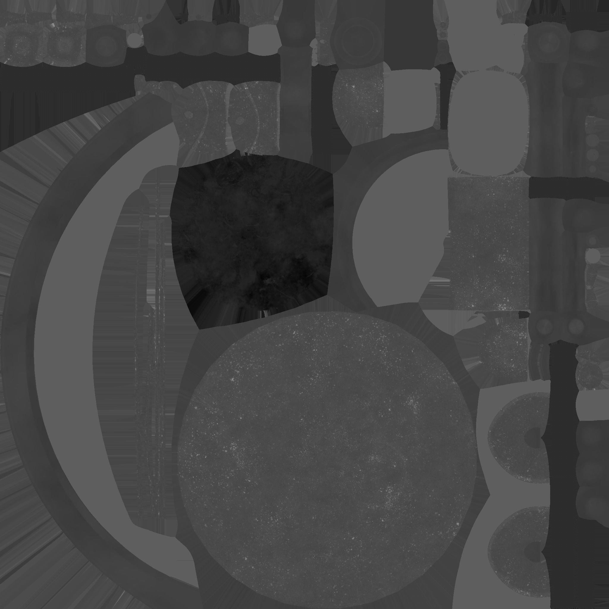 Cute Robot D10 Metal - SciFi Character Design Low-poly 3D model_27