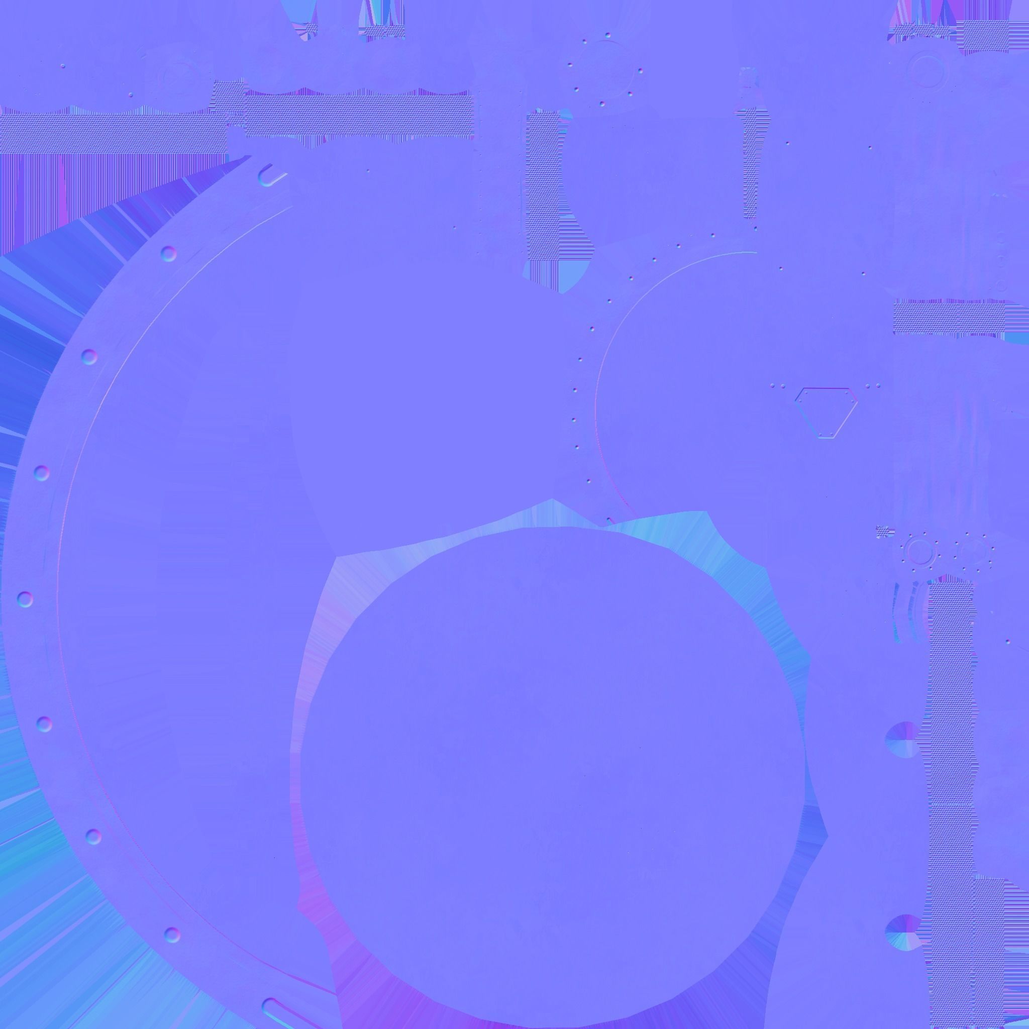 Cute Robot D10 Metal - SciFi Character Design Low-poly 3D model_25