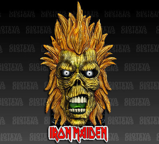 Iron Maiden 1980 3D model