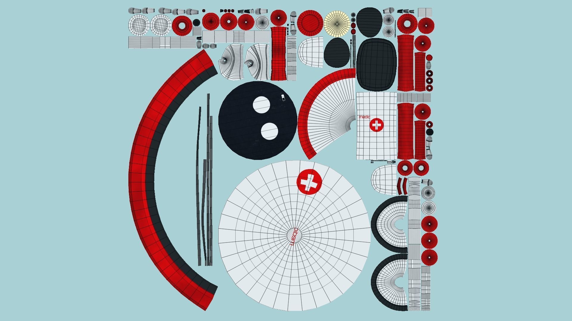 10 Cute Robot D Collection - SciFi Character Design _98