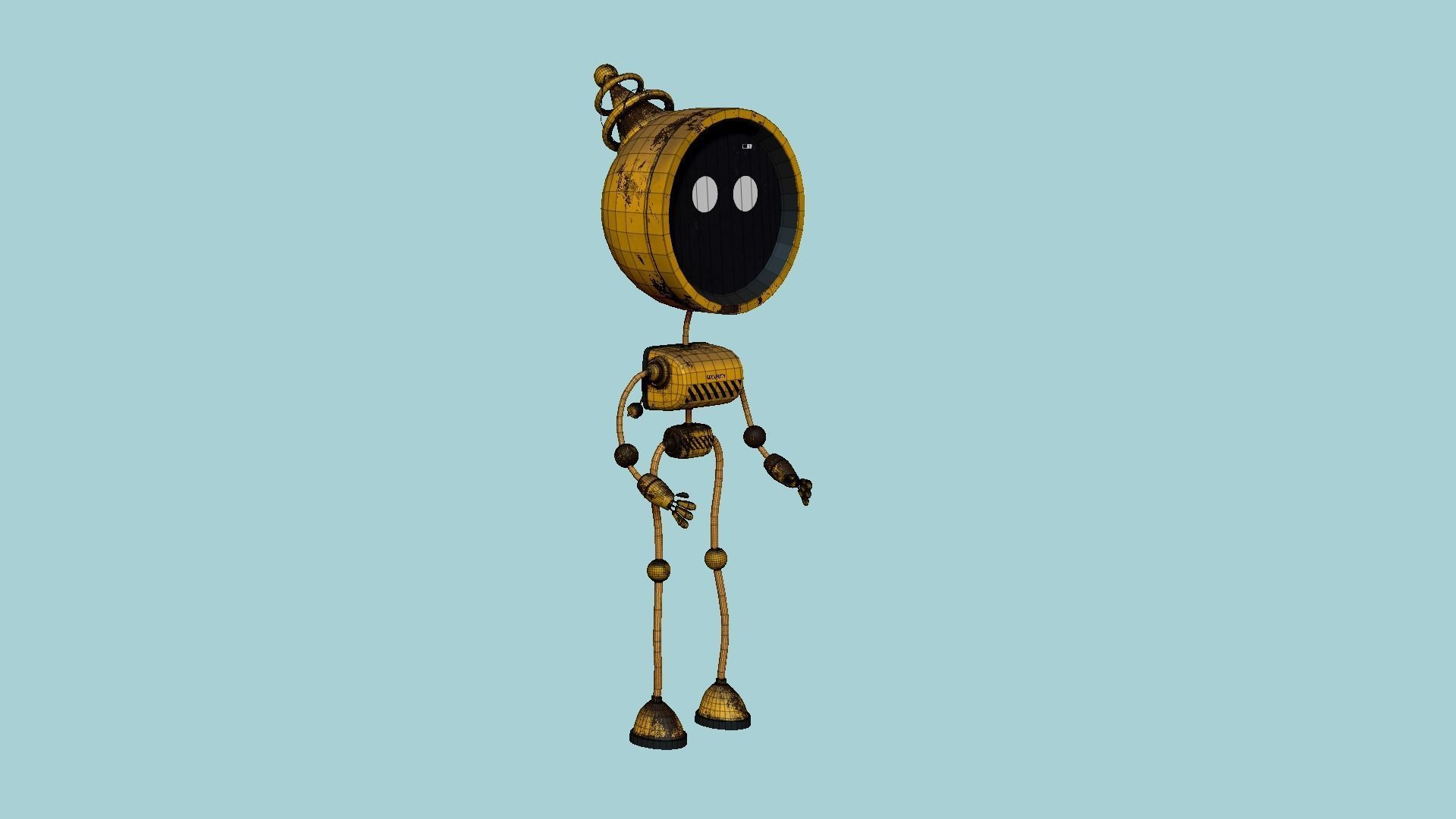 10 Cute Robot D Collection - SciFi Character Design _102