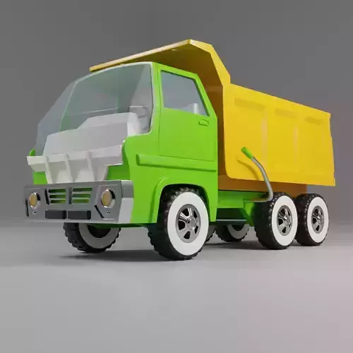 Toy Dump Truck with Shape Key