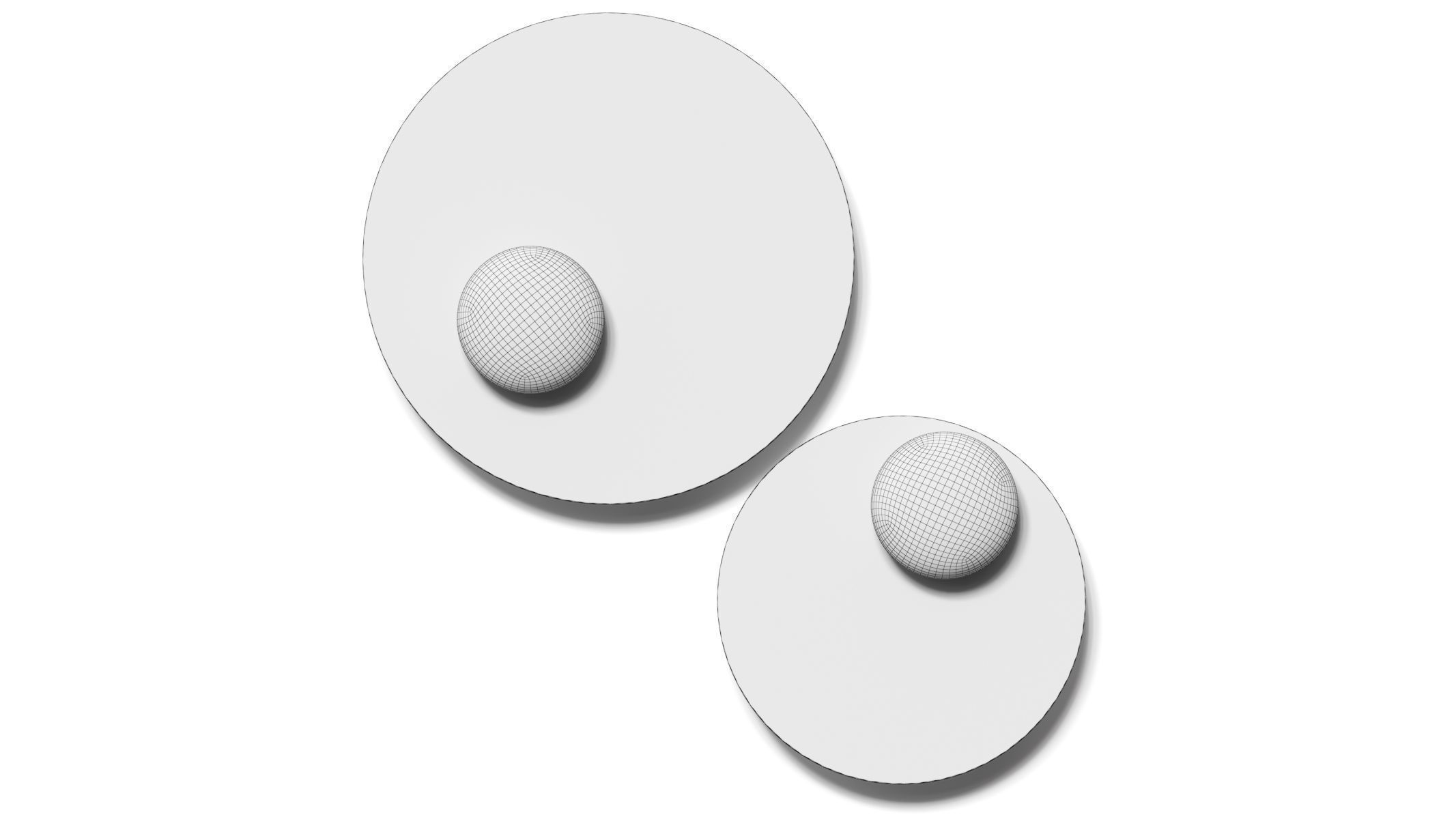 Axolight Kwic PL Wall Lamps 3D model_2