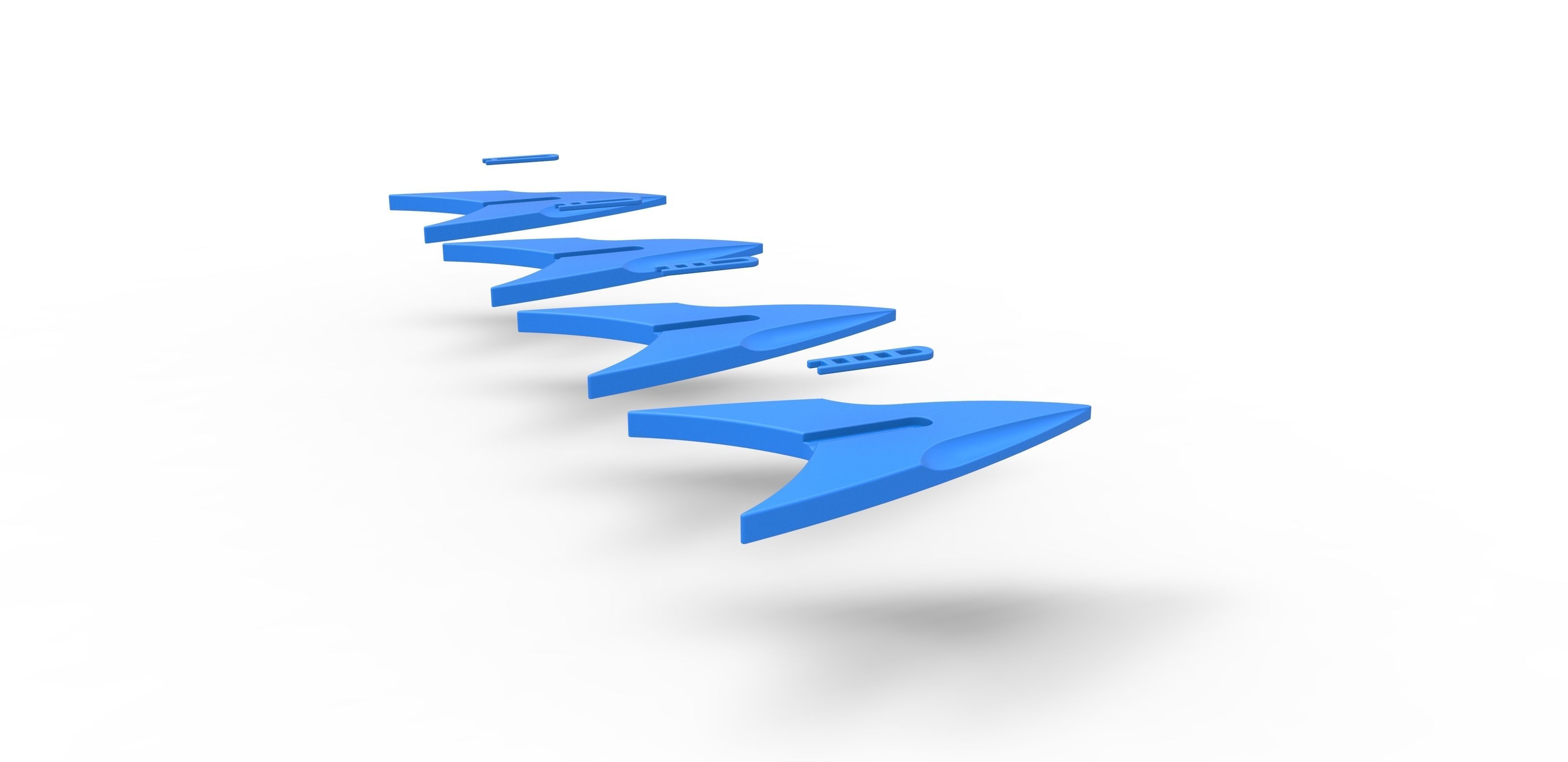 Dark Timeline Badge from Star Trek Picard TV series Season 2 3D print model_14